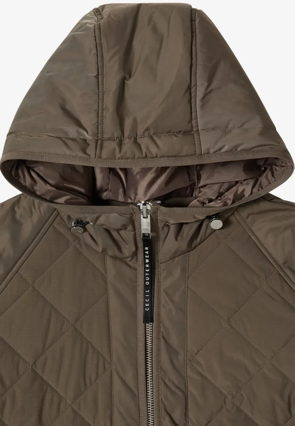 Veste midi avec sweat à capuche