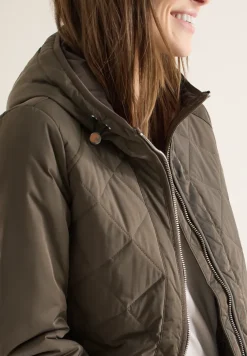 Veste midi avec sweat à capuche