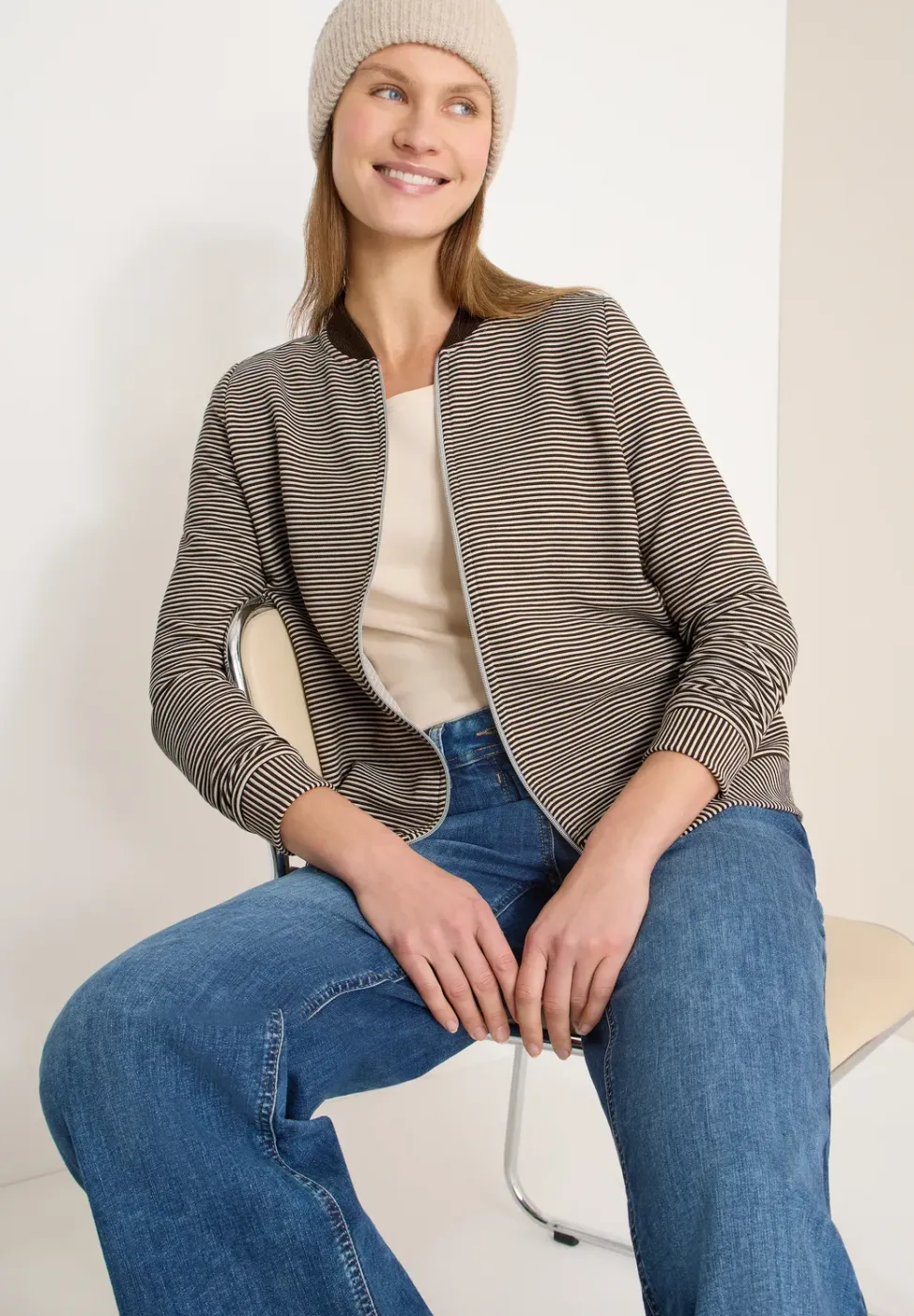 Veste rayée
