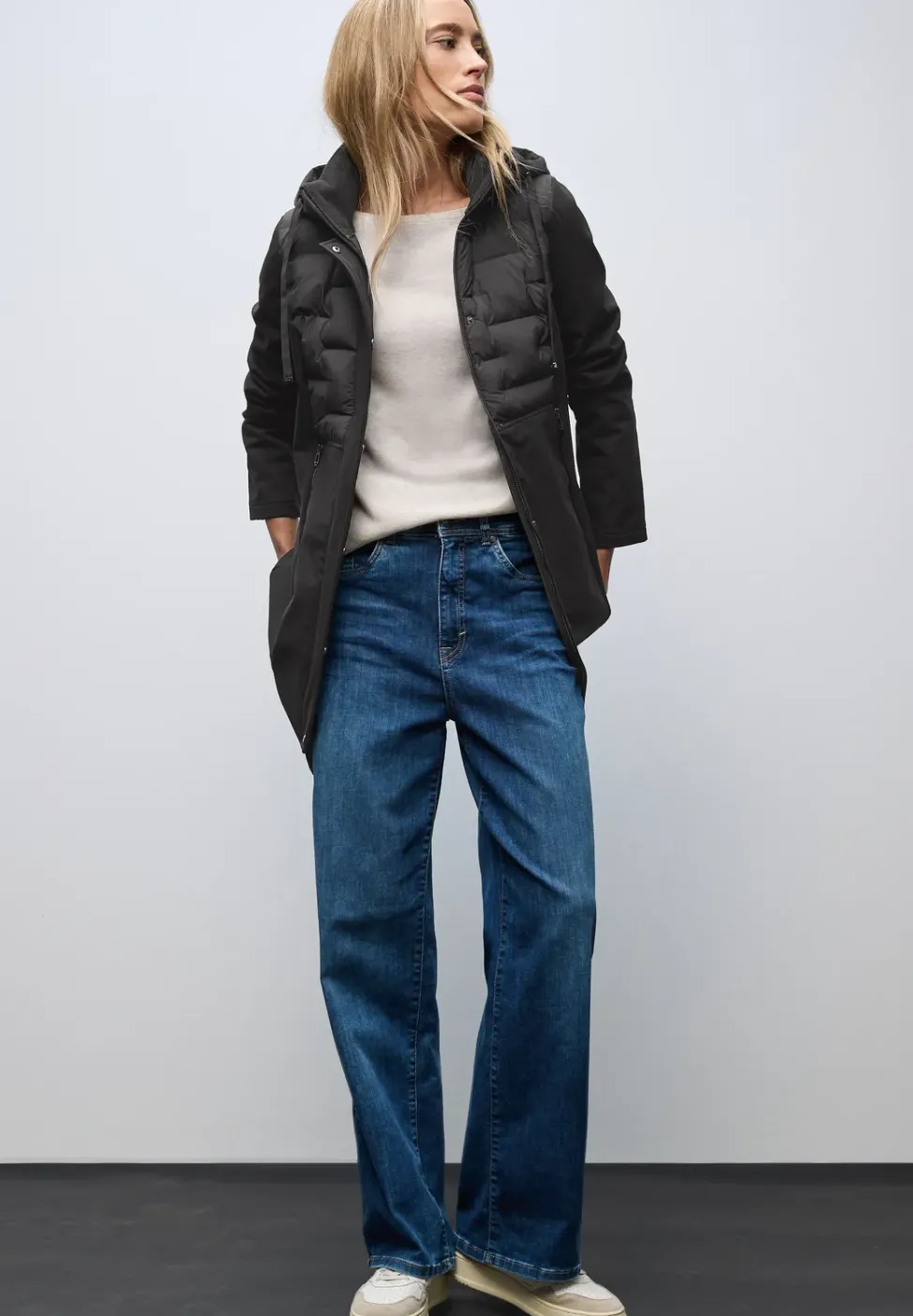 Veste softshell avec détails
