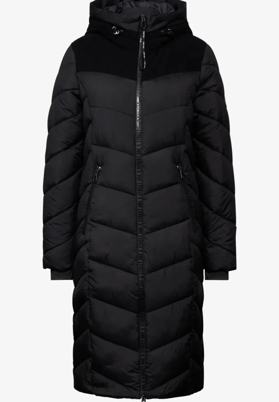 Veste à structure mixte