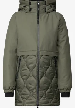 Veste à structure mixte