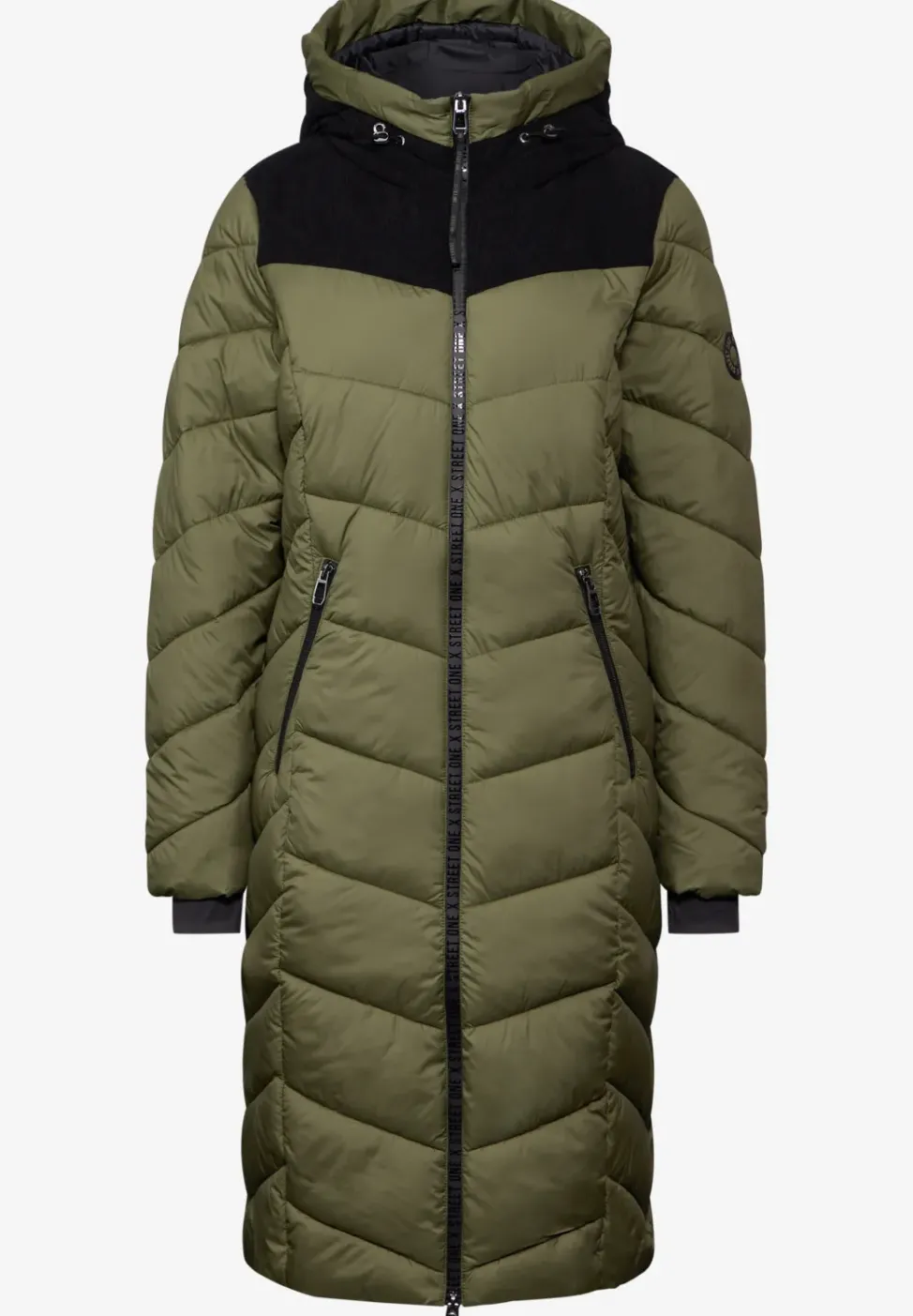Veste à structure mixte