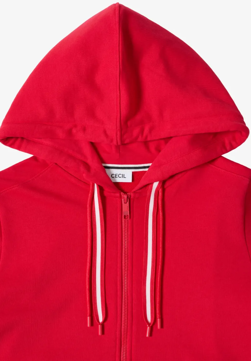 Veste sweat à manches courtes avec capuche