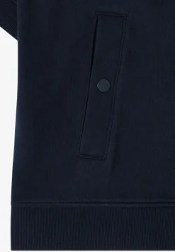 Veste sweat à manches courtes avec capuche