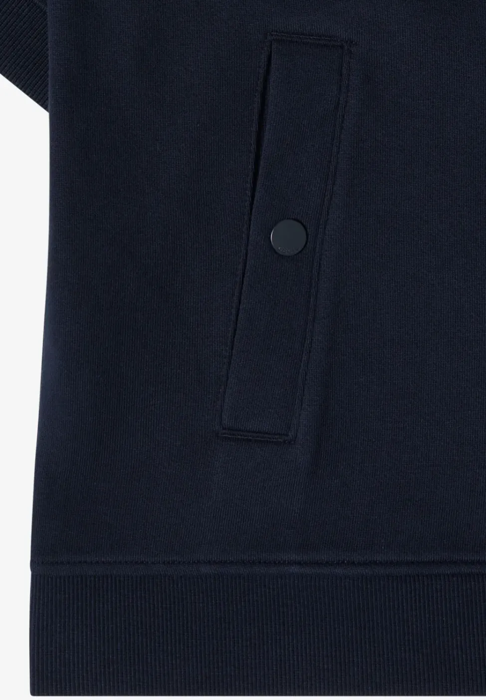 Veste sweat à manches courtes avec capuche