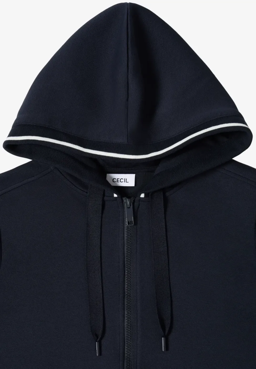 Veste sweat à manches courtes avec capuche