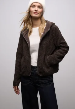 Veste Teddy avec capuche