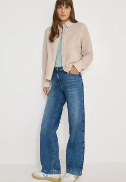 Veste Teddy avec détails en velours côtelé