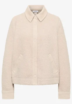 Veste Teddy avec détails en velours côtelé