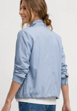 Veste zippée à col montant