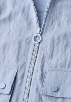 Veste zippée à col montant