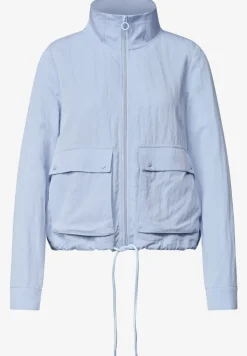 Veste zippée à col montant