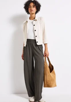 Wide Leg Crinkle pantalon
