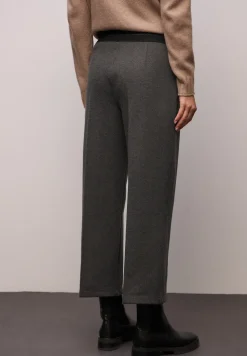 Wide Leg Herringbone pantalon