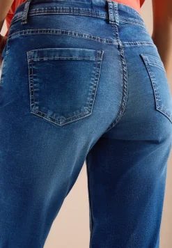 Wide Leg 3/4 Jeans en Loose Fit