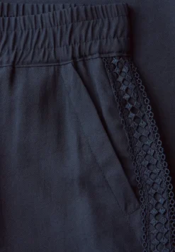 Wide Leg Pantalon avec Crochet Tape