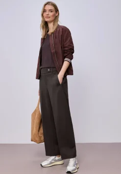 Wide Leg pantalon avec détail de boutons