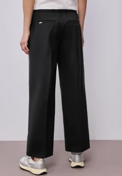 Wide Leg pantalon avec détail de boutons