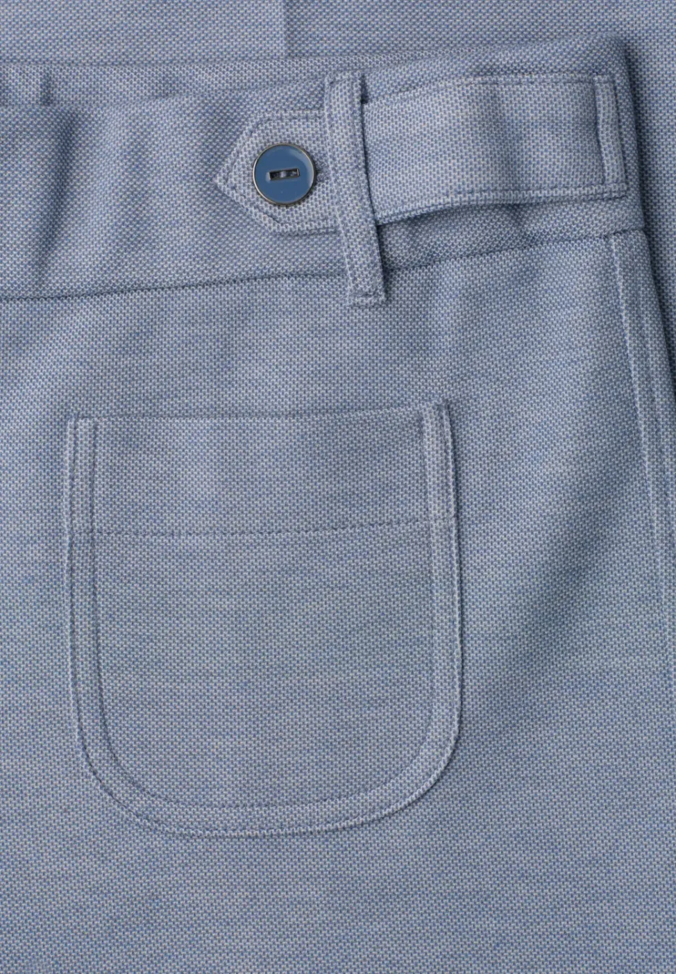 Wide Leg Pantalon avec détails de boutons