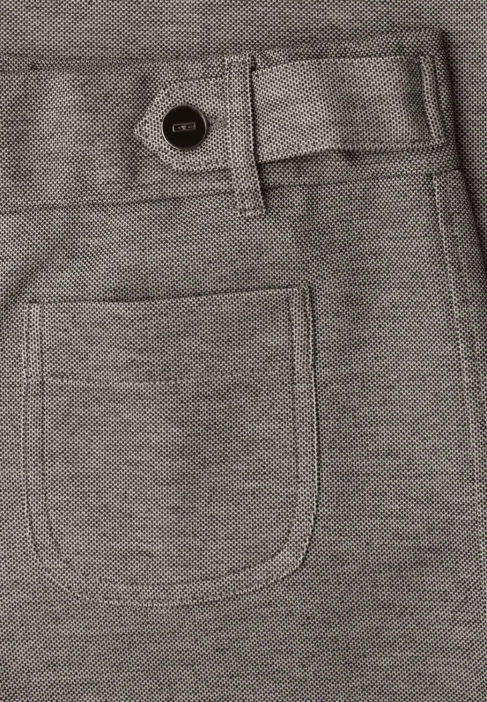 Wide Leg Pantalon avec détails de boutons