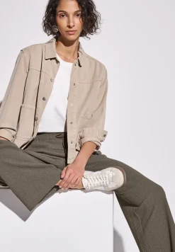 Wide Leg Pantalon avec structure