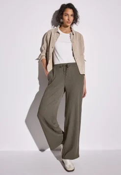 Wide Leg Pantalon avec structure