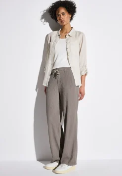 Wide Leg Pantalon avec structure