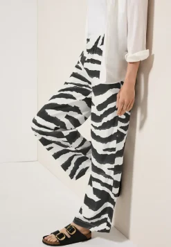 Wide Leg Pantalon avec structure