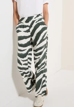 Wide Leg Pantalon avec structure