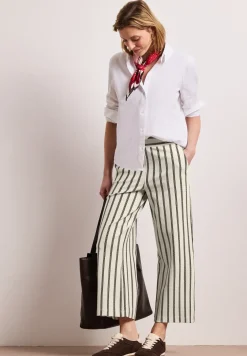 Wide LegPantalon casual fit à rayures