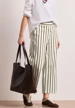 Wide LegPantalon casual fit à rayures