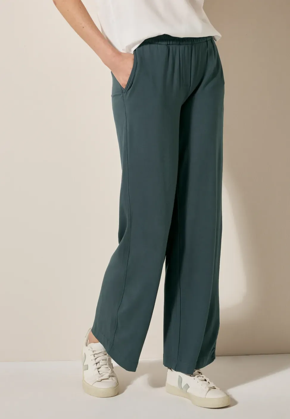 Wide Leg pantalon en jersey