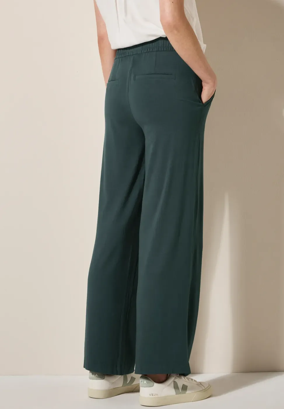Wide Leg pantalon en jersey