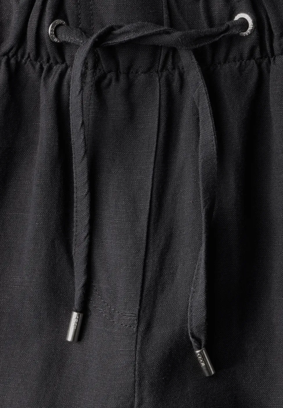 Wide Leg Pantalon en lin mélangé