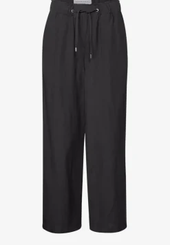 Wide Leg Pantalon en lin mélangé