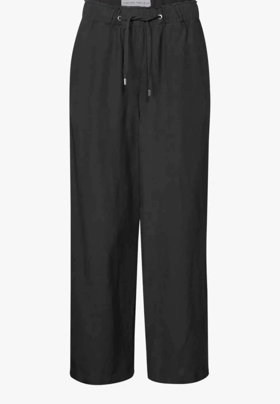 Wide Leg Pantalon en lin mélangé