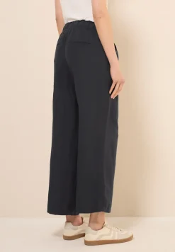 Wide Leg Pantalon en lin mélangé