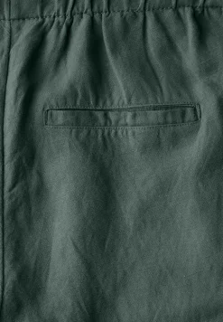 Wide Leg Pantalon en lin mélangé