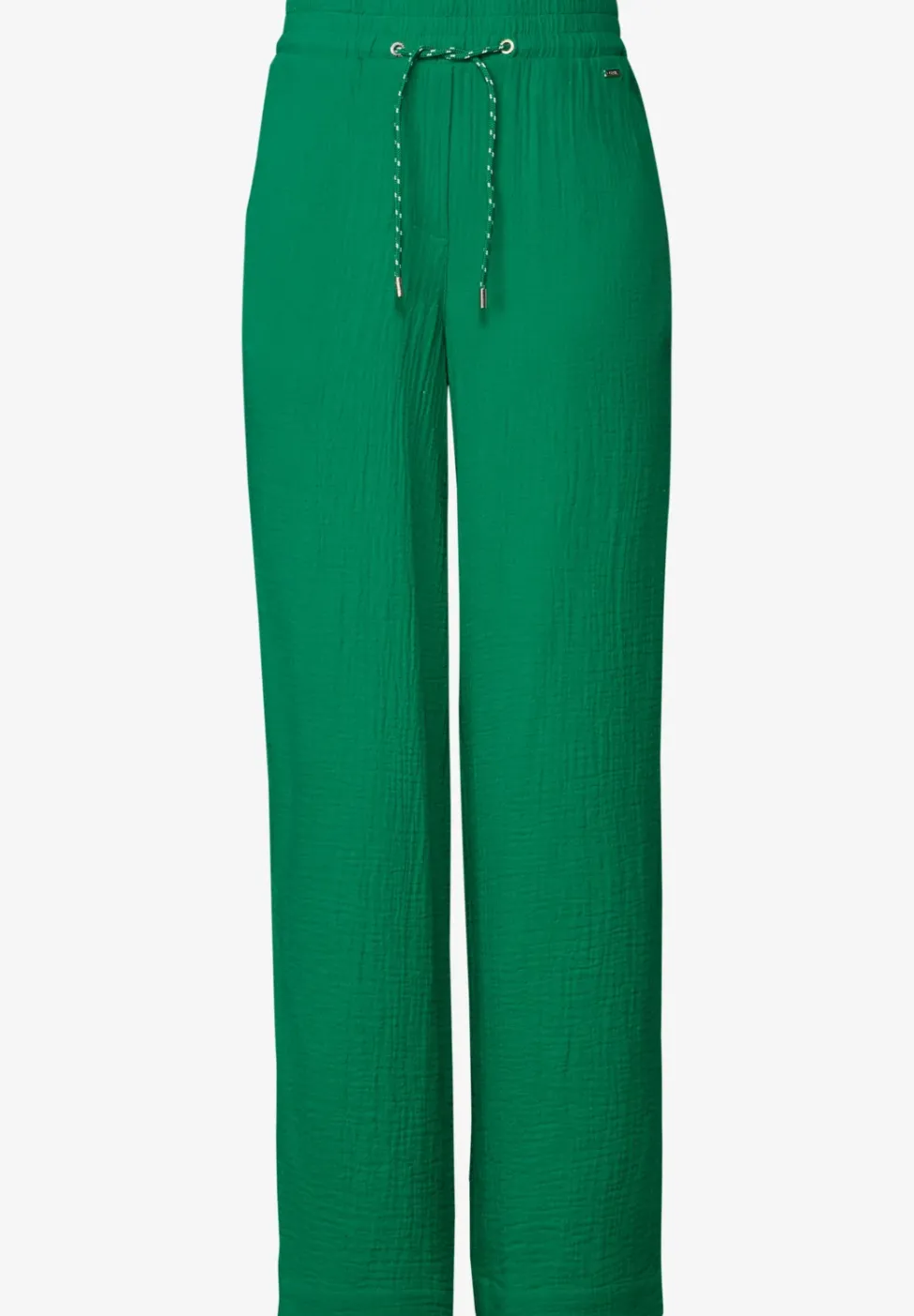 Wide Leg pantalon en mousseline de soie