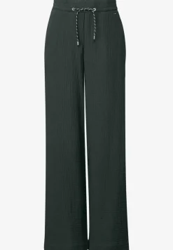 Wide Leg pantalon en mousseline de soie