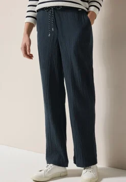 Wide Leg pantalon en mousseline de soie