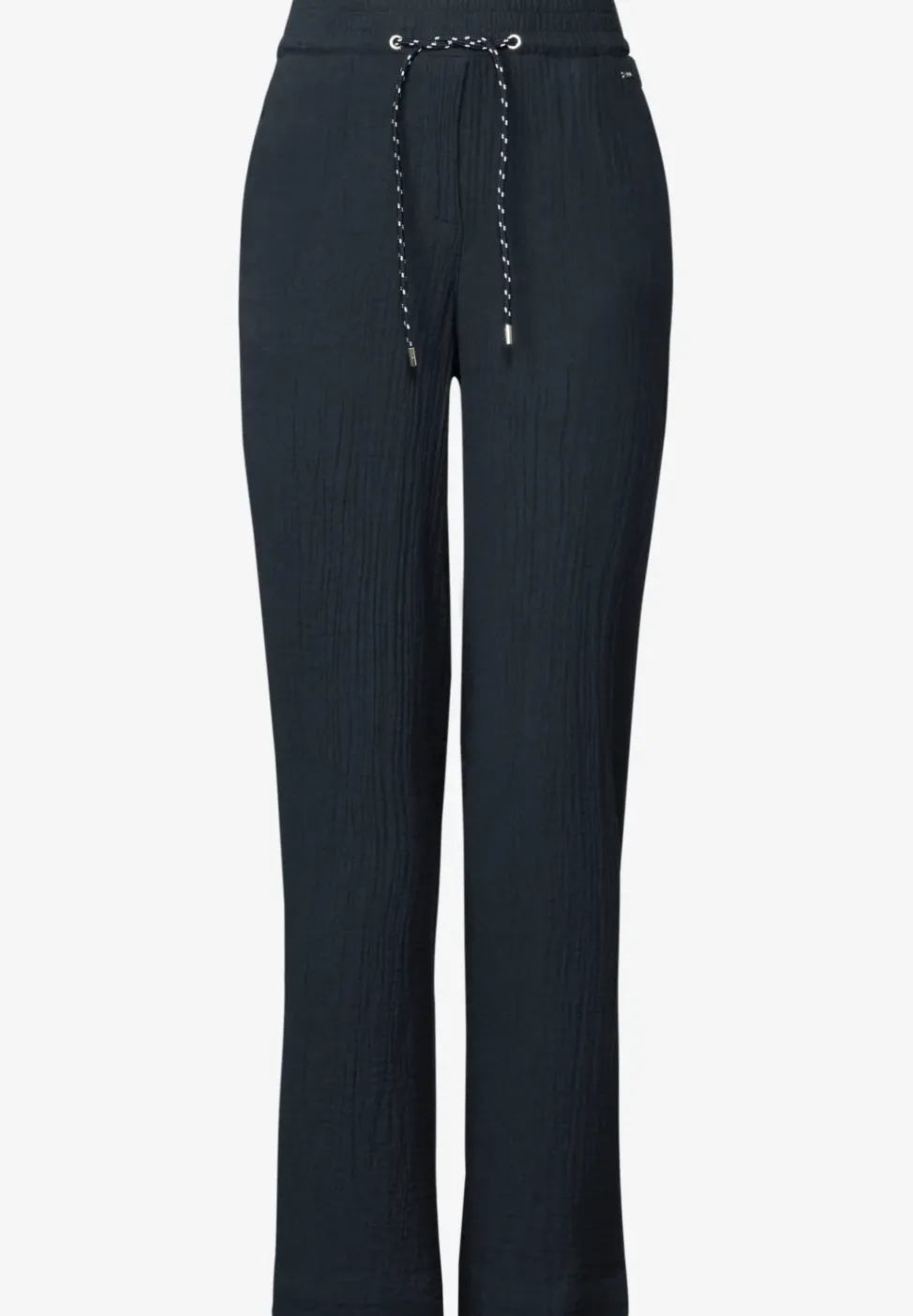 Wide Leg pantalon en mousseline de soie