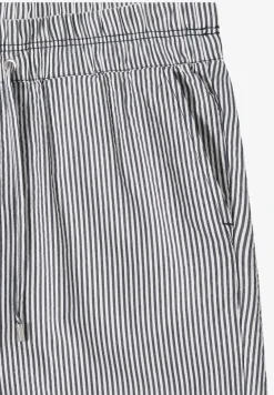 Wide Leg pantalon en qualité seersucker
