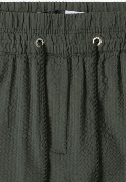 Wide Leg pantalon en qualité seersucker