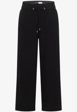 Wide Leg pantalon en qualité seersucker