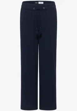 Wide Leg pantalon en qualité seersucker
