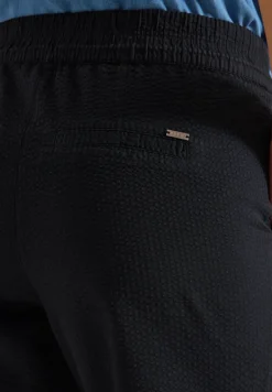 Wide Leg pantalon en qualité seersucker