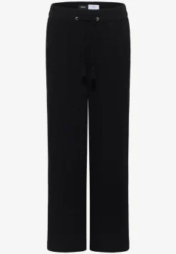 Wide Leg pantalon en qualité seersucker