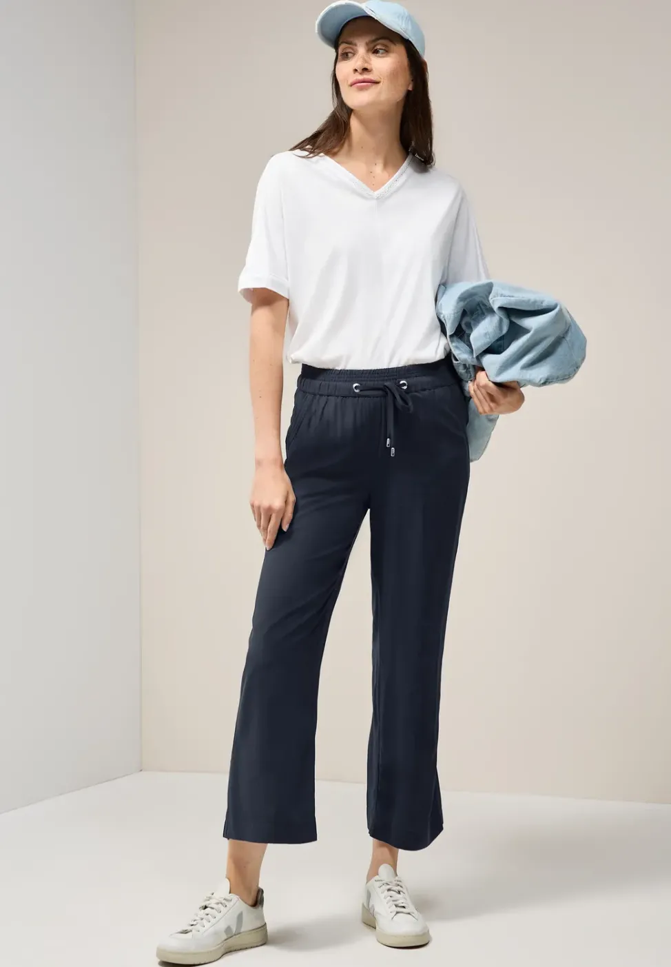 Wide Leg Pantalon en viscose